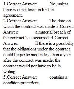 Unit V Assessment